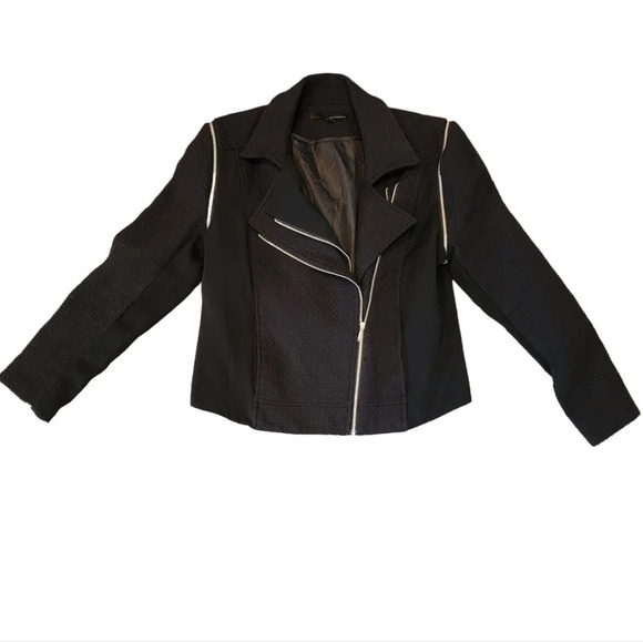 HARVE BERNARD versatile Double Zipper cotton moto Jacket - Picture 6 of 16